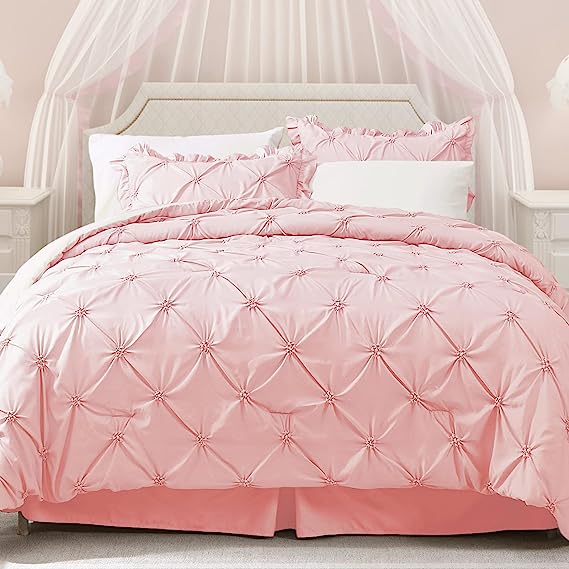 Hot pink deals comforter set