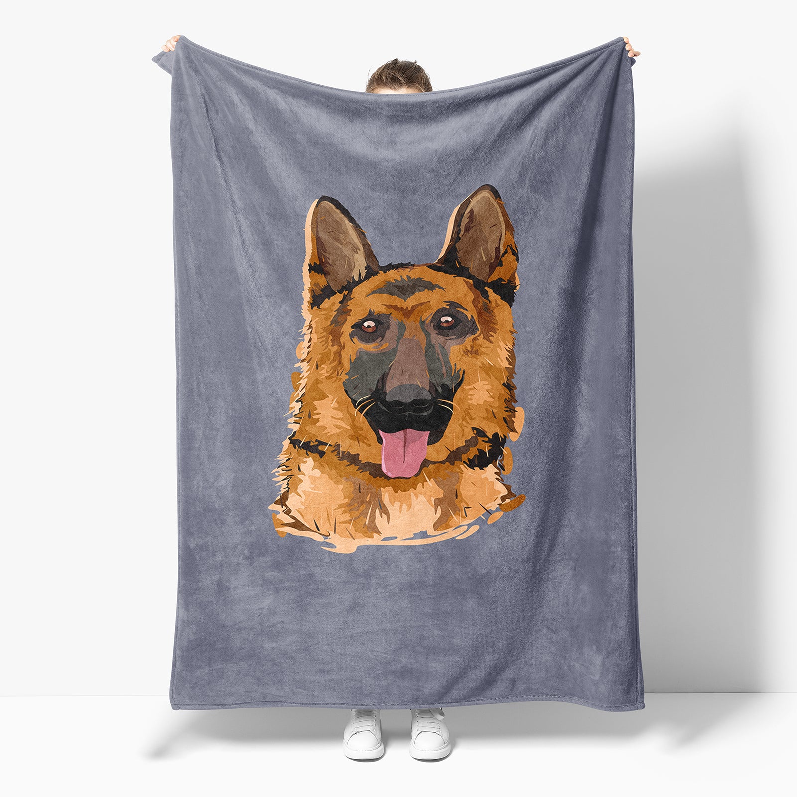 German shepherd cheap throw blanket